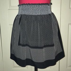 Black and gray skirt